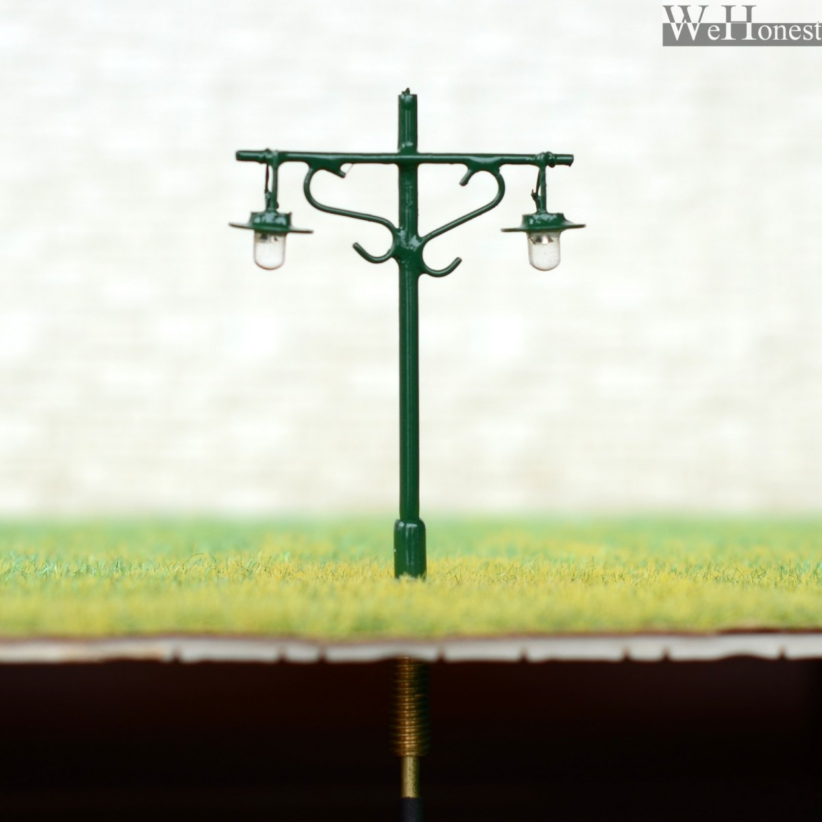 3 x N Scale Led light Model train Railroad street Lamp post + resistors #R34NDBG